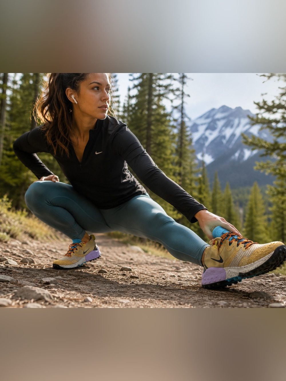 Wildhorse 7 Trail Running Shoes Womens 6 Wheat Laser Blue Nike DV2191-700